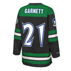 Kevin Garnett Minnesota Timberwolves Youth Maxxed Out 2.0 Fashion Hockey Jersey - Black | Mitchell & Ness sale