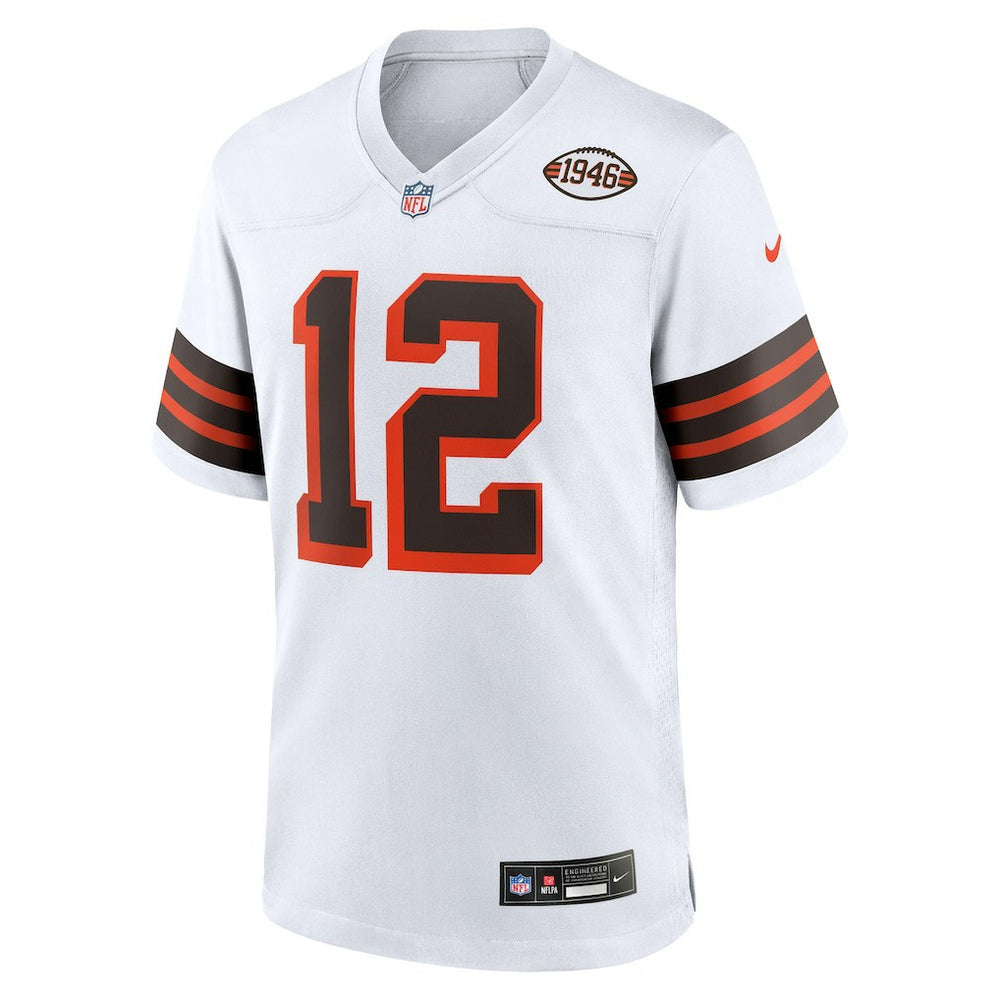 Shedeur Sanders Cleveland Browns 2025 NFL Draft 2nd Alternate Game Jersey - White | Nike sale