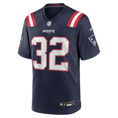 TreVeyon Henderson New England Patriots 2025 NFL Draft Game Jersey - Navy | Nike outlet