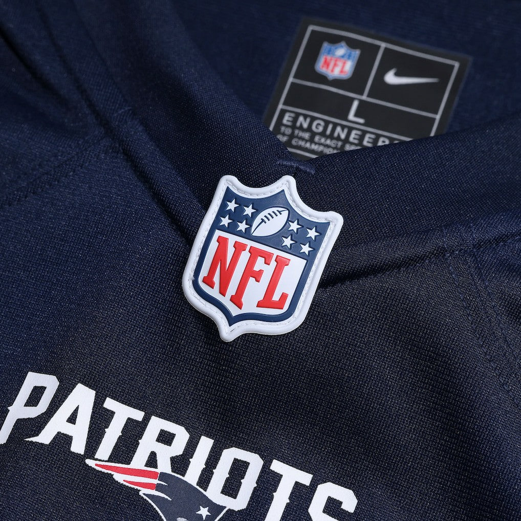 TreVeyon Henderson New England Patriots 2025 NFL Draft Game Jersey - Navy | Nike outlet