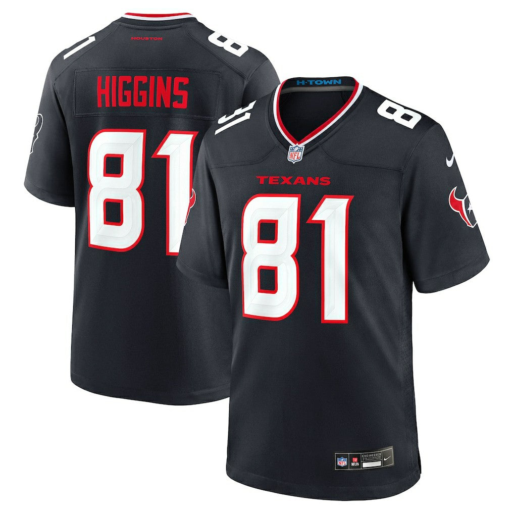 Jayden Higgins Houston Texans Game Jersey - Navy | Nike discount