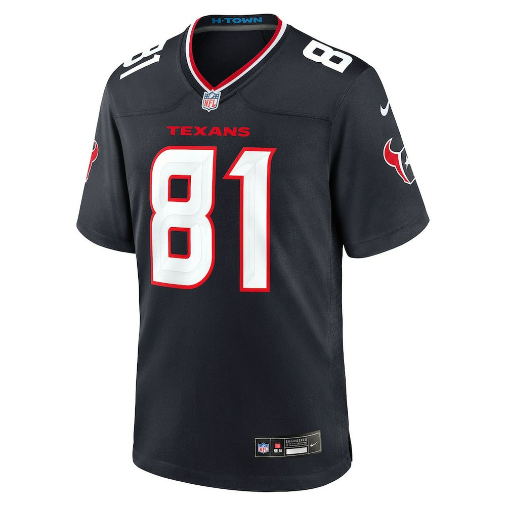 Jayden Higgins Houston Texans Game Jersey - Navy | Nike discount
