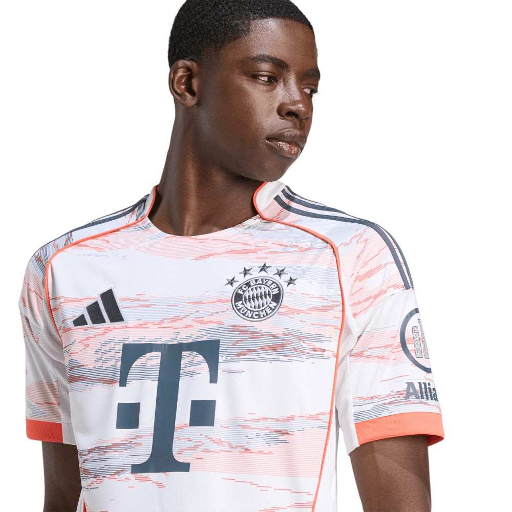 Bayern Munich 2025/26 Away Replica Jersey - White | Adidas for sale