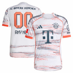 Bayern Munich 2025/26 Away Custom Jersey - White | Adidas cheap