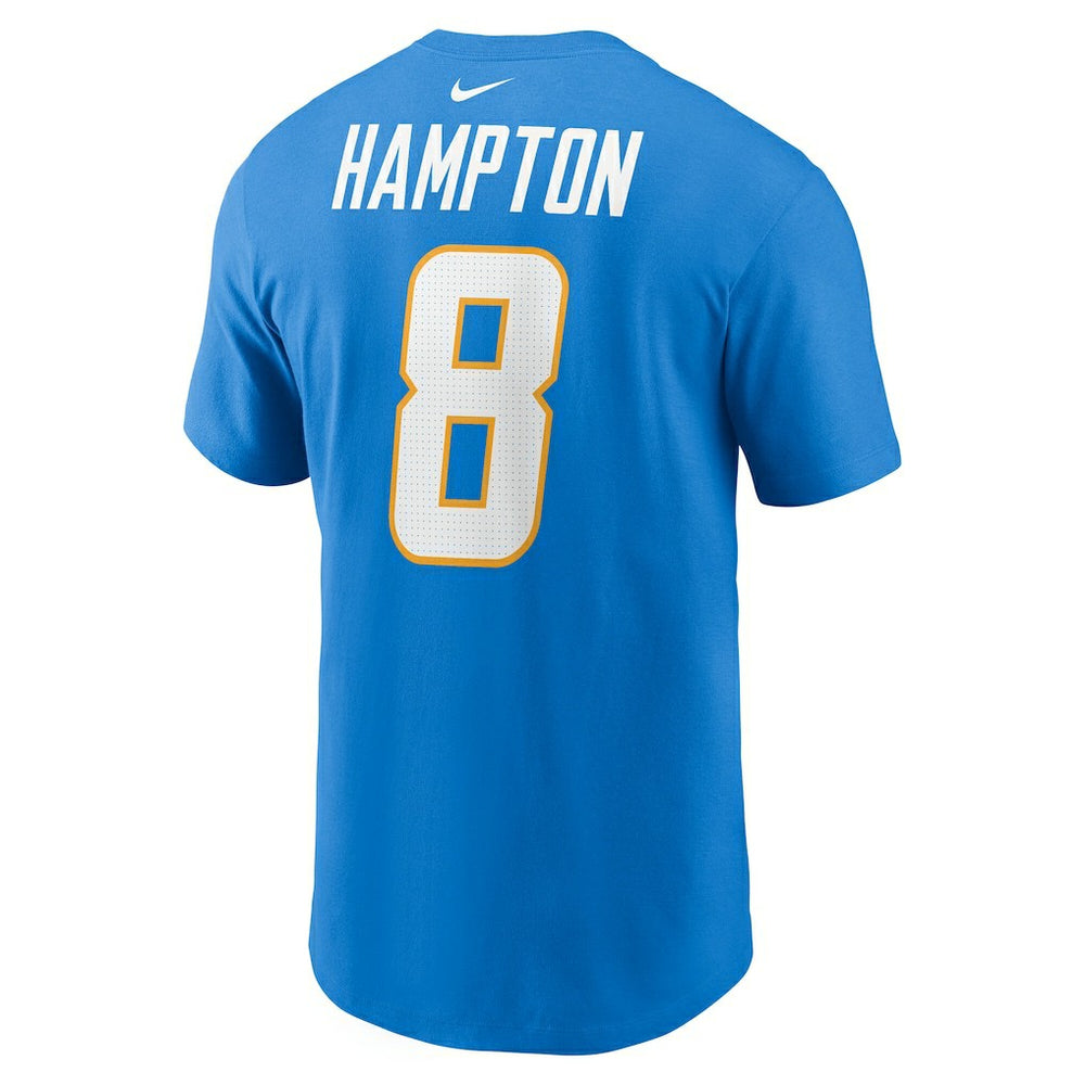 Omarion Hampton Los Angeles Chargers Name & Number T-Shirt - Powder Blue | Nike outlet
