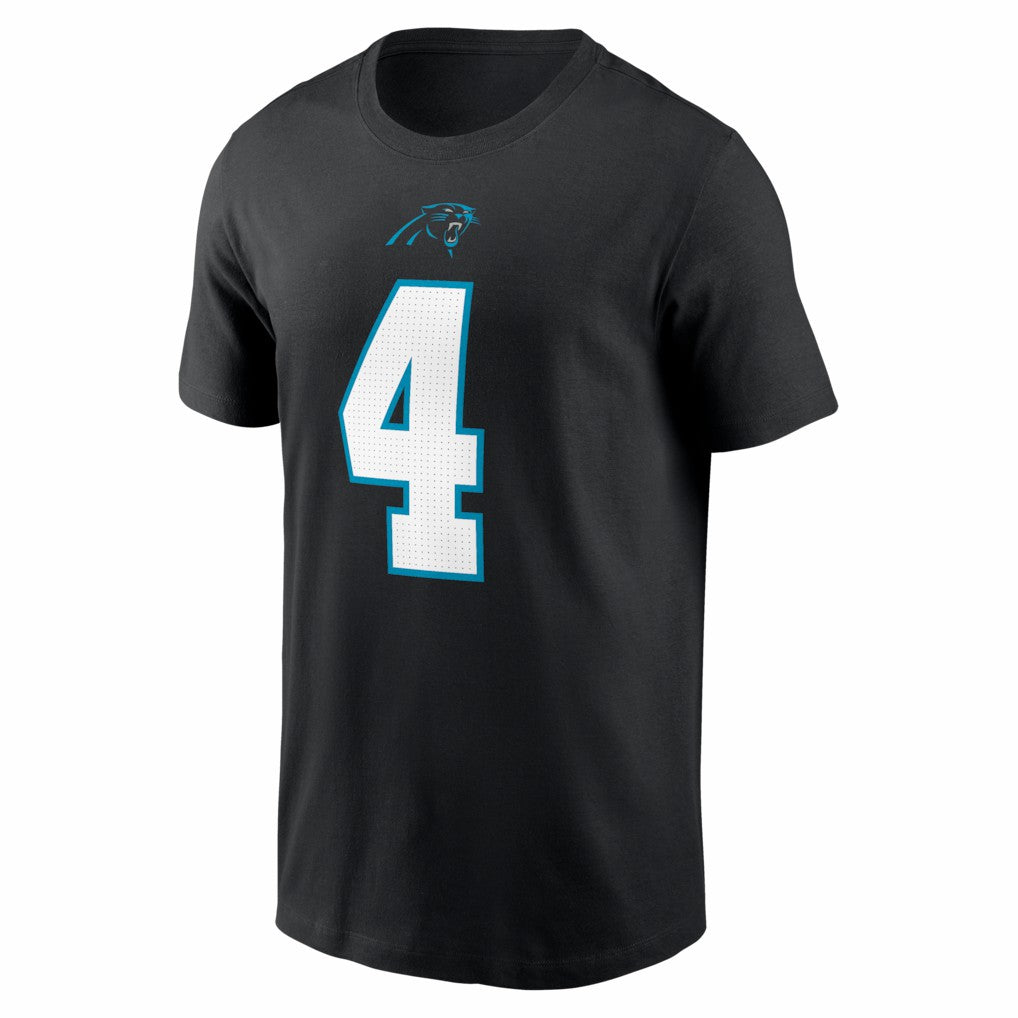 Tetairoa McMillan Carolina Panthers Name & Number T-Shirt - Black | Nike on sale