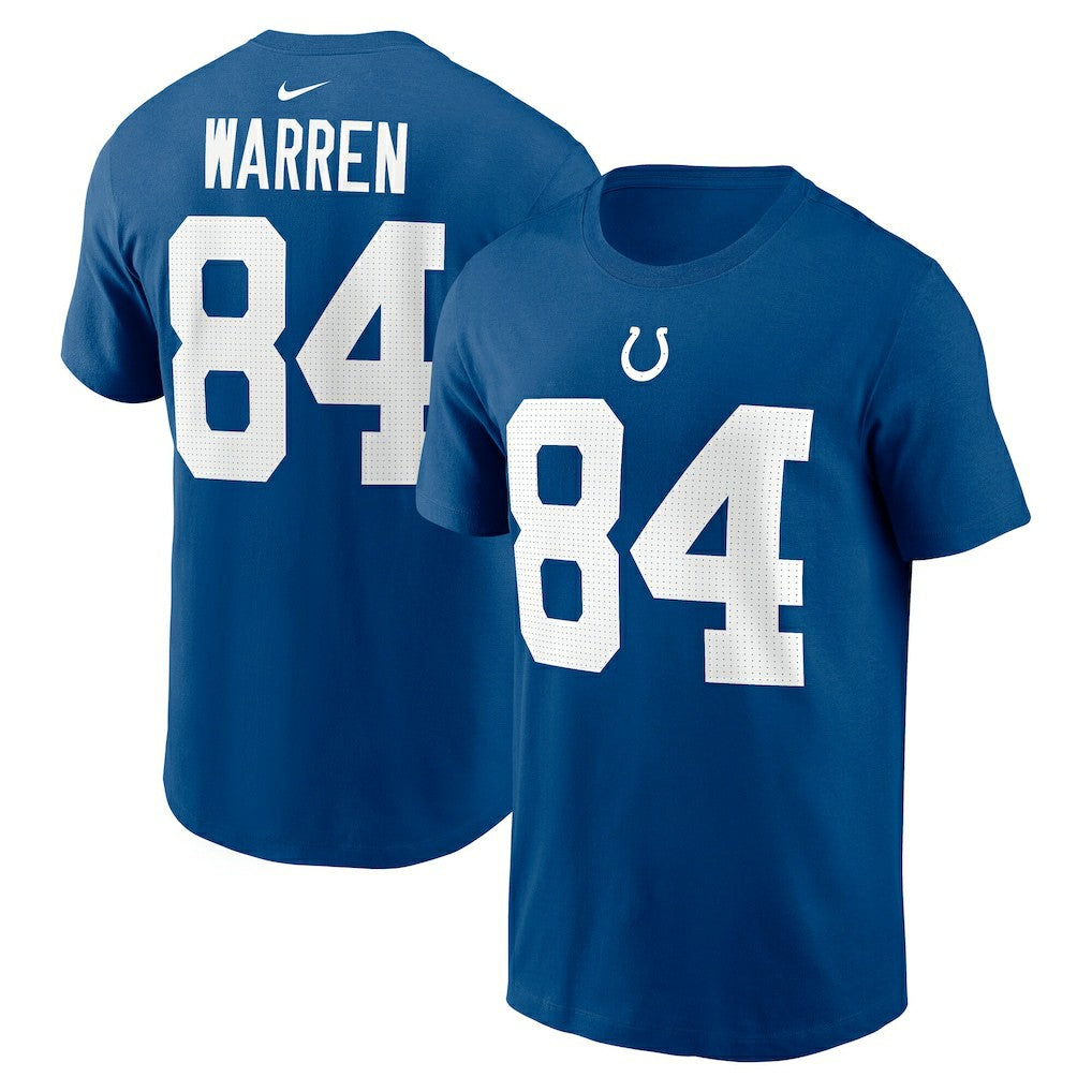 Tyler Warren Indianapolis Colts Name & Number T-Shirt - Royal | Nike discount