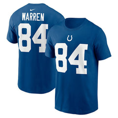 Tyler Warren Indianapolis Colts Name & Number T-Shirt - Royal | Nike discount