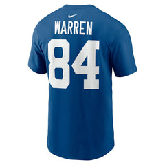 Tyler Warren Indianapolis Colts Name & Number T-Shirt - Royal | Nike discount