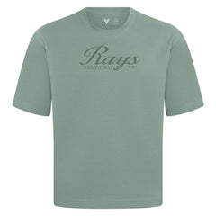 Tampa Bay Rays Levelwear Ethereal Oversized Luxe Signature Knit T-Shirt - Green