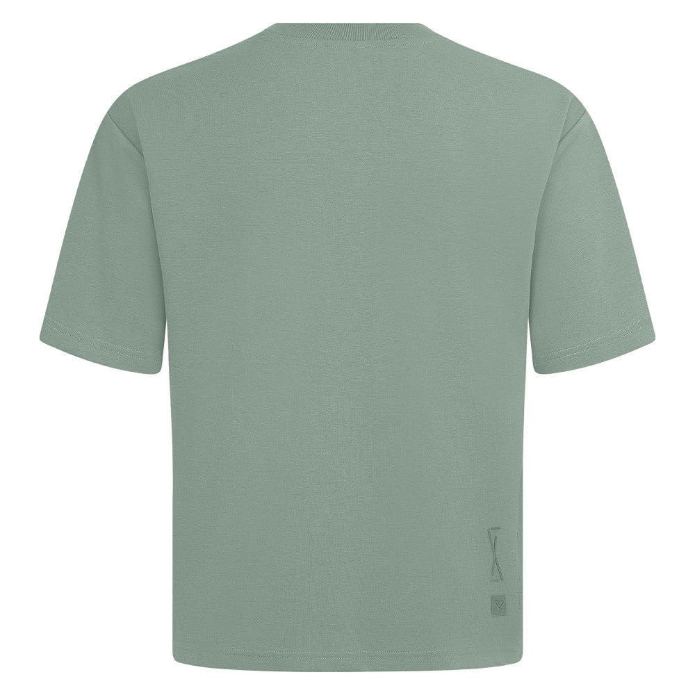 Los Angeles Angels Levelwear Ethereal Oversized Luxe Signature Knit T-Shirt - Green