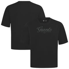 San Francisco Giants Levelwear Ethereal Oversized Luxe Signature Knit T-Shirt - Black