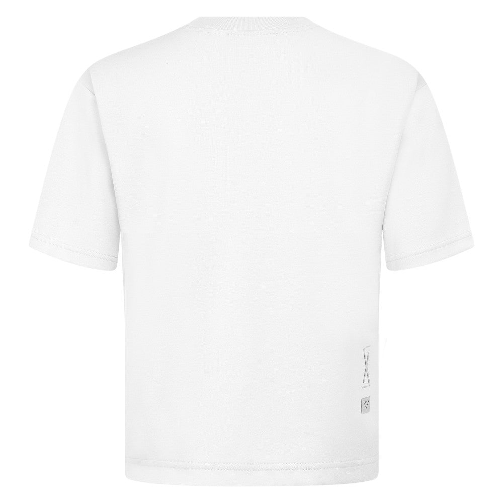 Los Angeles Angels Levelwear Crossway Oversized Luxe Signature Knit T-Shirt - White