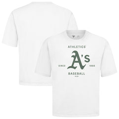 Athletics Levelwear Crossway Oversized Luxe Signature Knit T-Shirt - White