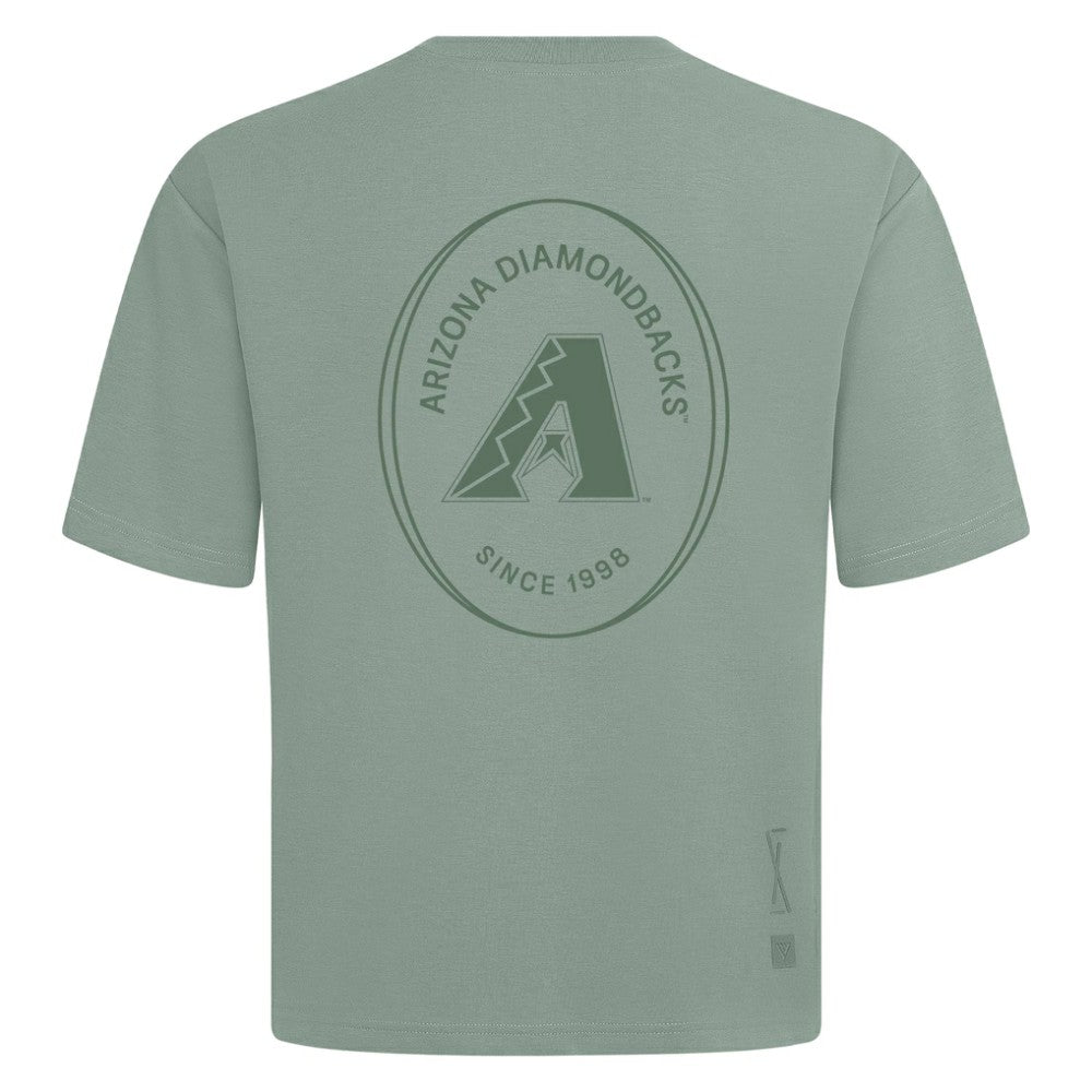 Arizona Diamondbacks Levelwear Signet Oversized Luxe Signature Knit T-Shirt - Green