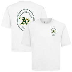 Athletics Levelwear Signet Oversized Luxe Signature Knit T-Shirt - White