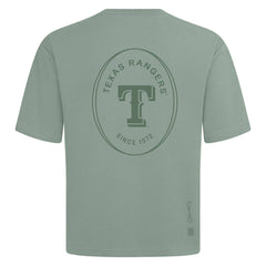 Texas Rangers Levelwear Signet Oversized Luxe Signature Knit T-Shirt - Green