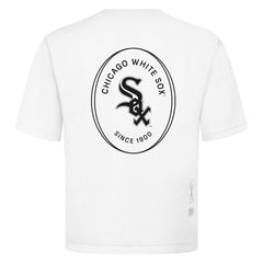 Chicago White Sox Levelwear Signet Oversized Luxe Signature Knit T-Shirt - White