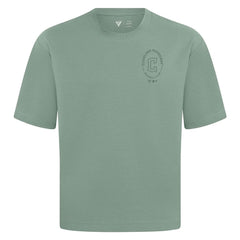 Cleveland Guardians Levelwear Signet Oversized Luxe Signature Knit T-Shirt - Green