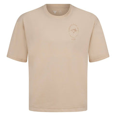 Toronto Blue Jays Levelwear Signet Oversized Luxe Signature Knit T-Shirt - Khaki