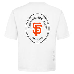 San Francisco Giants Levelwear Register Oversized Luxe Signature Knit T-Shirt - White