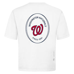 Washington Nationals Levelwear Register Oversized Luxe Signature Knit T-Shirt - White