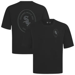 Chicago White Sox Levelwear Register Oversized Luxe Signature Knit T-Shirt - Black