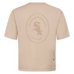 Chicago White Sox Levelwear Register Oversized Luxe Signature Knit T-Shirt - Khaki