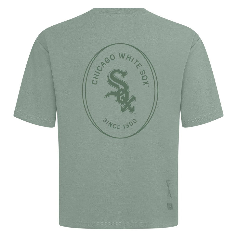Chicago White Sox Levelwear Register Oversized Luxe Signature Knit T-Shirt - Green
