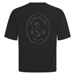 Boston Red Sox Levelwear Register Oversized Luxe Signature Knit T-Shirt - Black