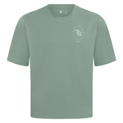 Tampa Bay Rays Levelwear Register Oversized Luxe Signature Knit T-Shirt - Green