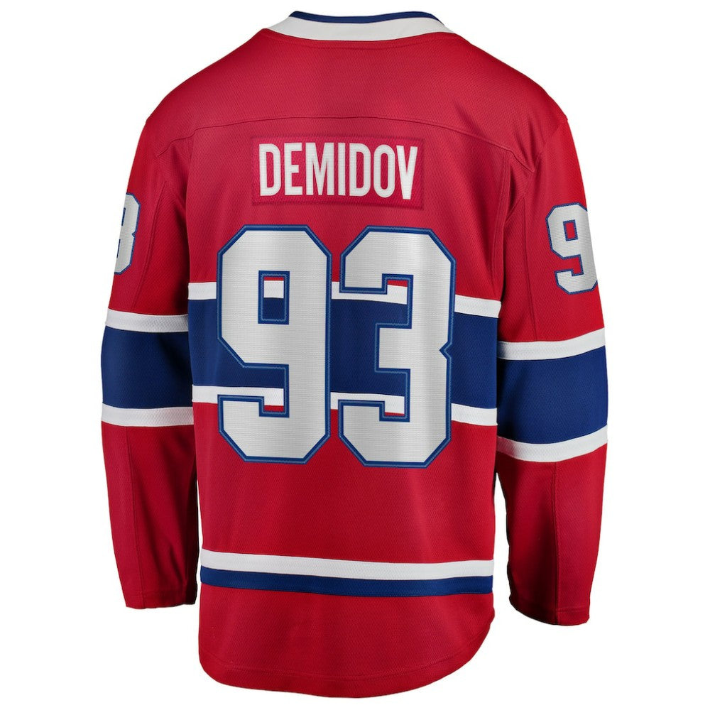 Ivan Demidov Montreal Canadiens Fanatics Home Breakaway Jersey Red
