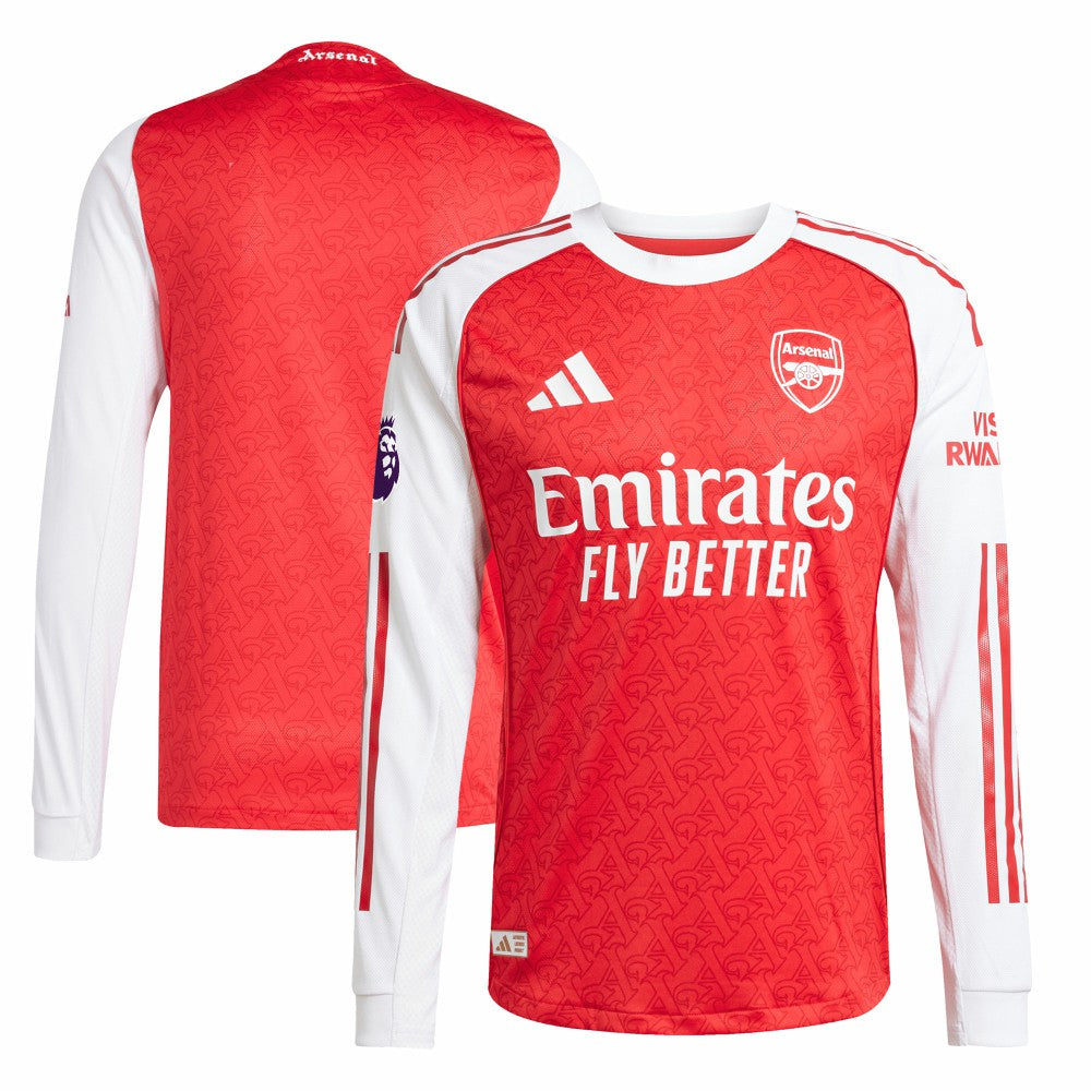 Arsenal 2025/26 Home Long Sleeve Jersey - Red | Adidas on sale