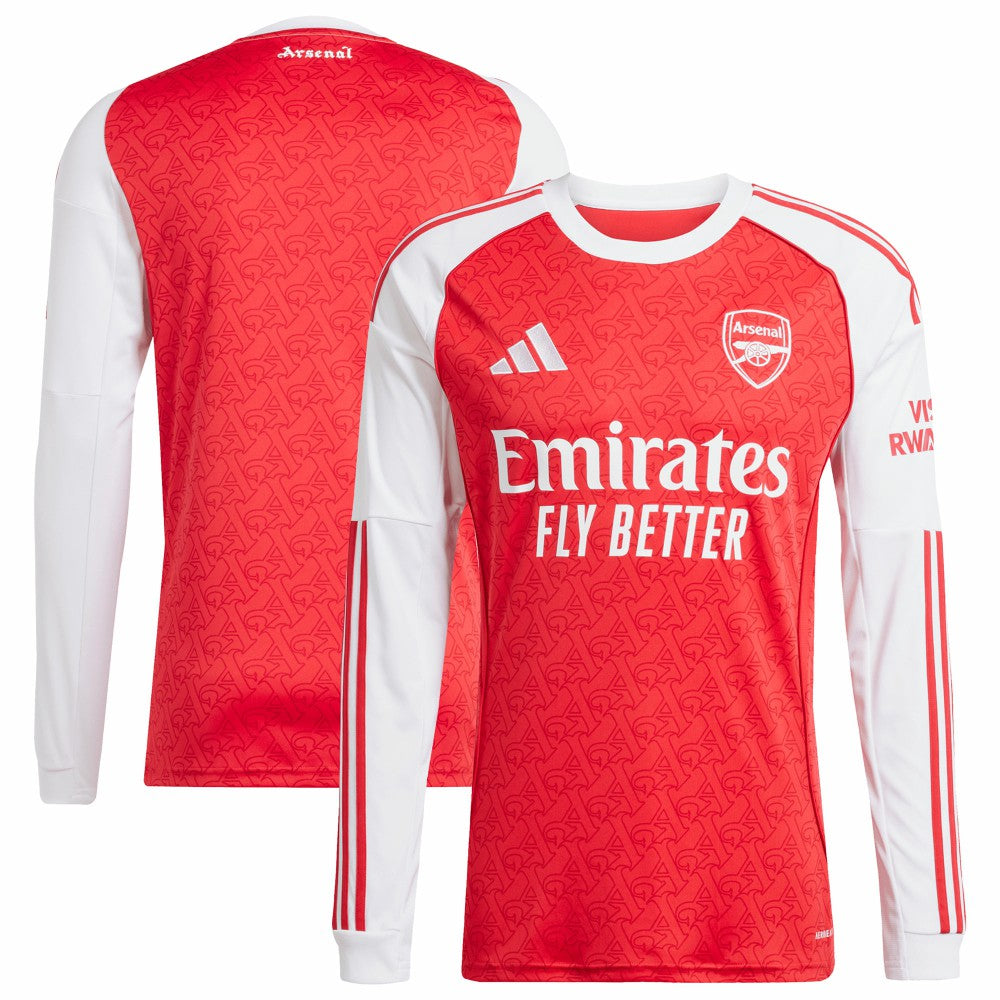 Arsenal 2025/26 Home Replica Long Sleeve Jersey - Red | Adidas sale