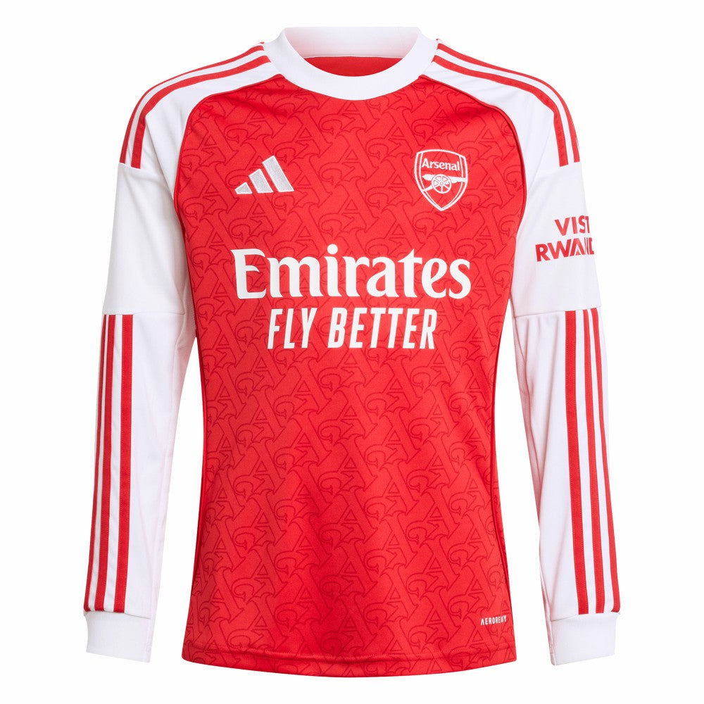 Arsenal Youth 2025/26 Home Replica Long Sleeve Jersey - Red | Adidas online