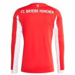 Bayern Munich 2025/26 Home Replica Long Sleeve Jersey - Red | Adidas discount