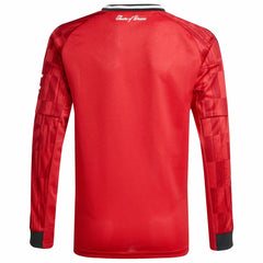 Manchester United Youth Home 2025/26 Replica Long Sleeve Jersey - Red | Adidas cheap