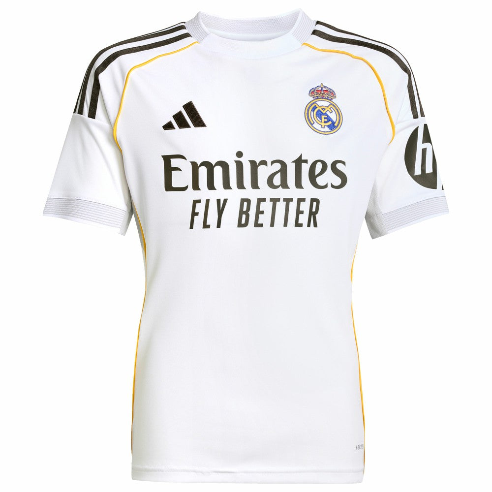 Real Madrid Youth 2025/26 Home Replica Jersey - White | Adidas cheap