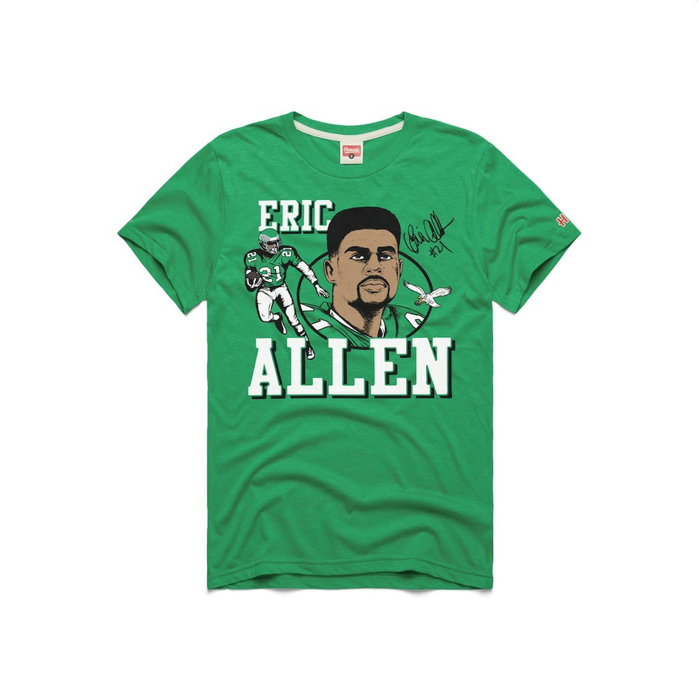 Eric Allen Philadelphia Eagles Homage Unisex HOF Player Graphic Tri-Blend T-Shirt - Kelly Green online