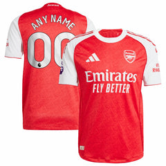 Arsenal 2025/26 Home Custom Jersey - Red | Adidas discount