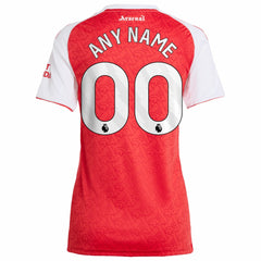 Arsenal Women's 2025/26 Home Replica Custom Jersey - Red | Adidas cheap