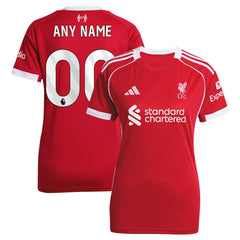 Liverpool Women's 2025/26 Home Custom Replica Jersey - Red | Adidas discount