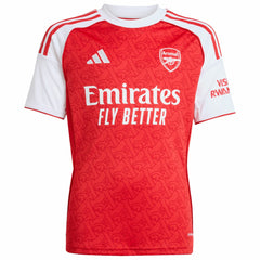 Arsenal Youth 2025/26 Home Replica Custom Jersey - Red | Adidas online
