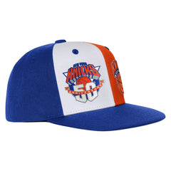 New York Knicks Youth 50th Anniversary Duo Front Snapback Hat - Blue | Mitchell & Ness discount