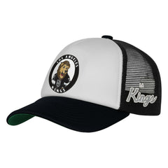 Los Angeles Kings Mitchell & Ness Youth Mascot Adjustable Trucker Hat White