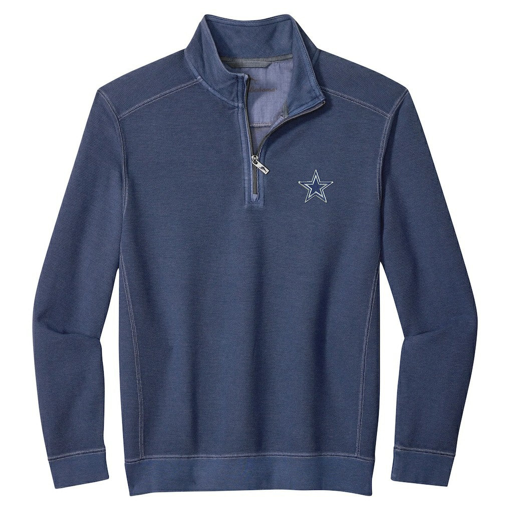 Dallas Cowboys Big & Tall Montego Bay Half-Zip Pullover - Navy sale