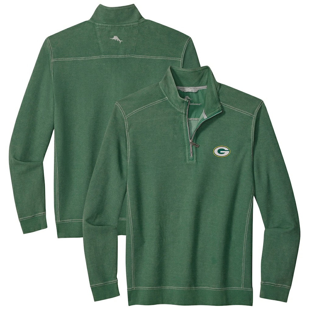 Green Bay Packers Big & Tall Montego Bay Half-Zip Pullover - Green on sale