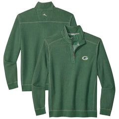 Green Bay Packers Big & Tall Montego Bay Half-Zip Pullover - Green on sale
