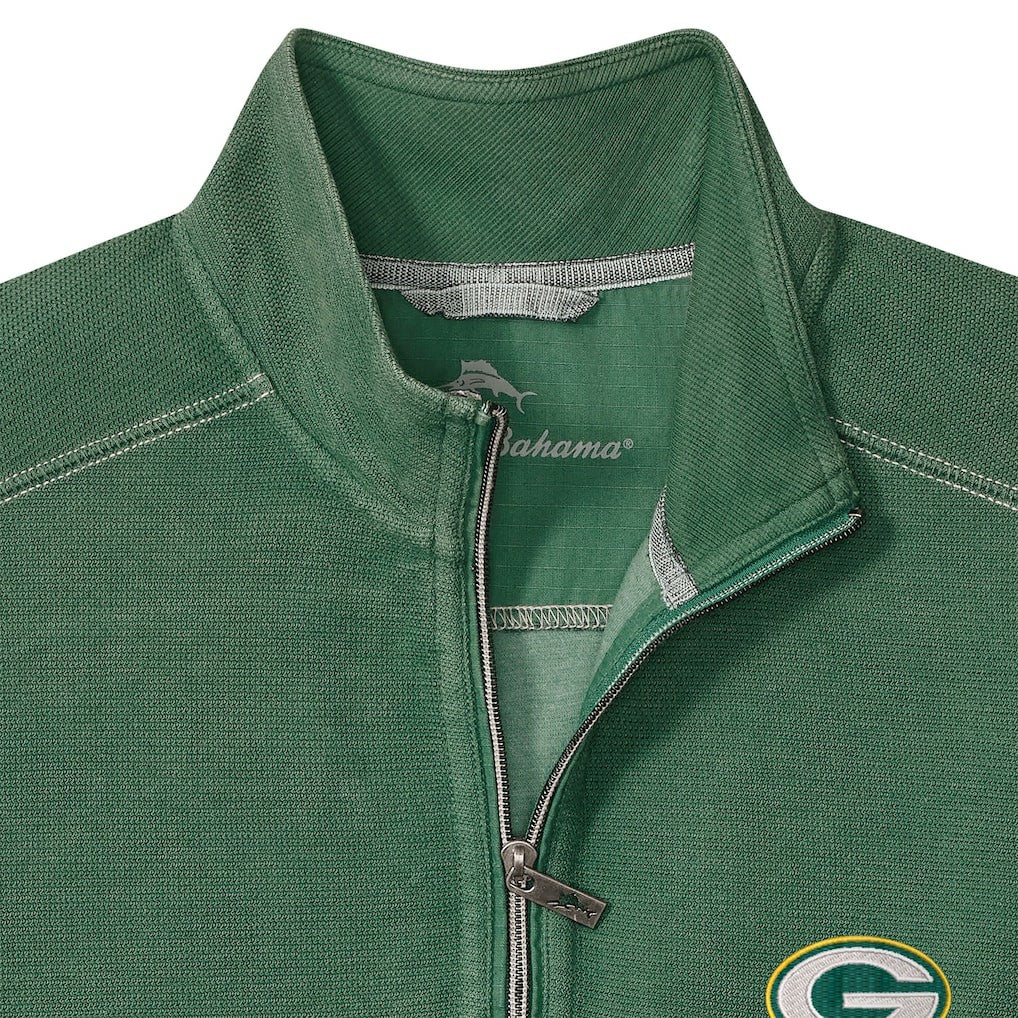 Green Bay Packers Big & Tall Montego Bay Half-Zip Pullover - Green on sale