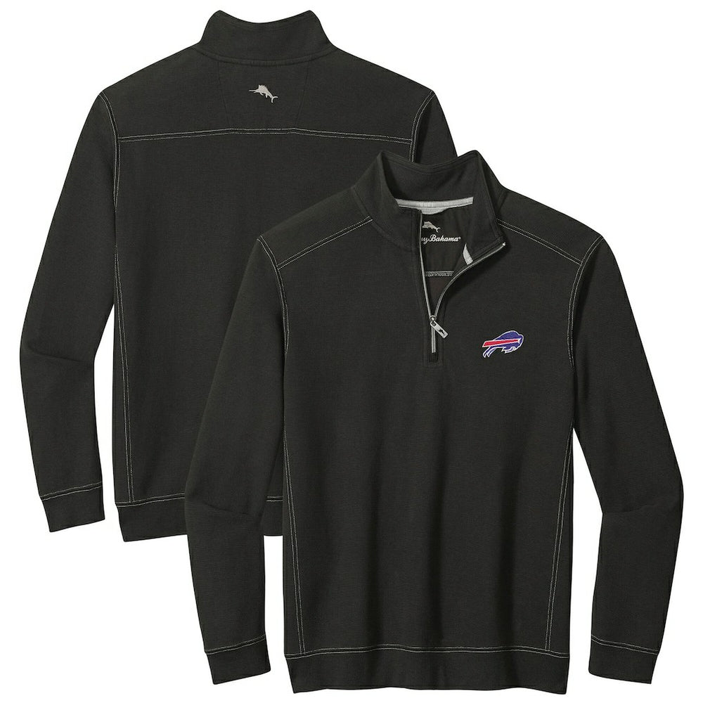 Buffalo Bills Big & Tall Montego Bay Half-Zip Pullover - Black online